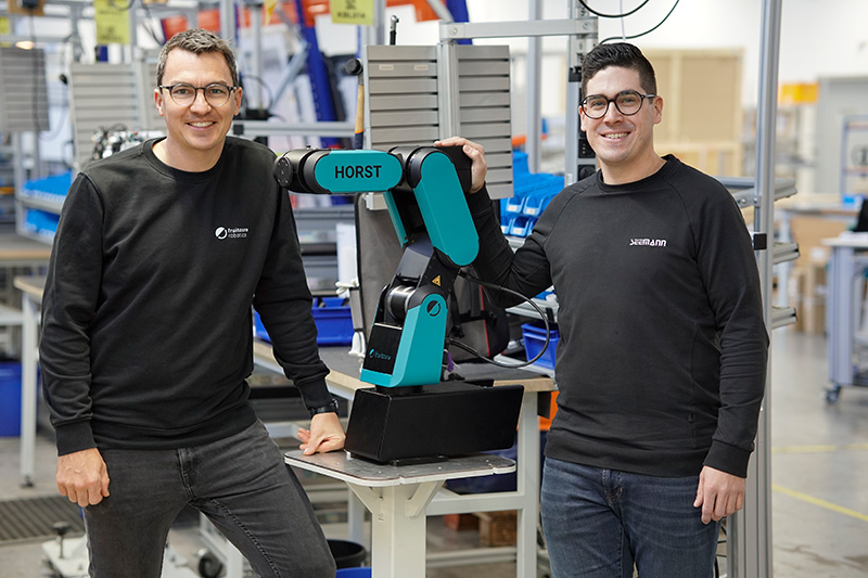 Kooperation fruitcore robotics und seemann gestellbau - automatische gestellbestückung